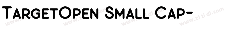 TargetOpen Small Cap字体转换